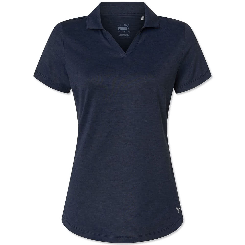 Puma Golf Women's Icon Heather Recycled Performance Polo - Embroidered