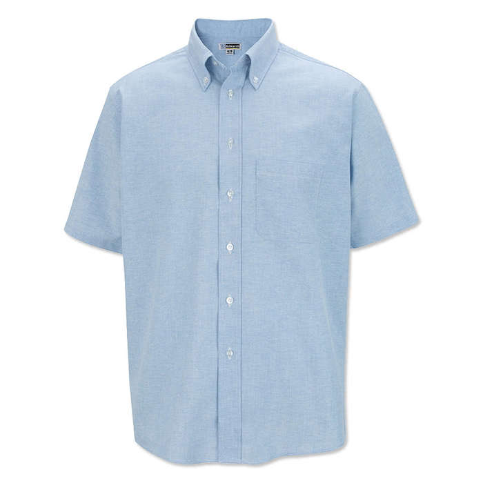 Edwards Oxford Short Sleeve Easy Care Dress Shirt