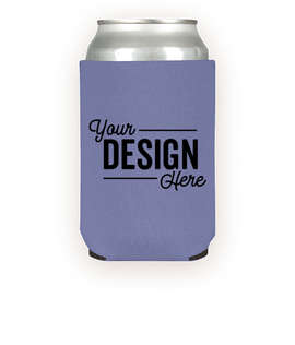 Foldable Neoprene Can Cooler - Color: Periwinkle