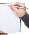 Clic Silver Trim Ballpoint Pen (black ink)