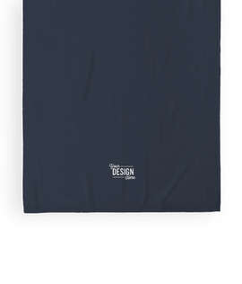 Lightweight Embroidered Beach Towel - Color: Navy Blue