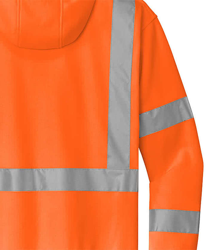 CornerStone Class 3 Heavy Duty Fleece Safety Zip Hoodie
