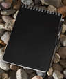 Mineral Stone Field Reporter Hard Cover Spiral Notebook with Pen