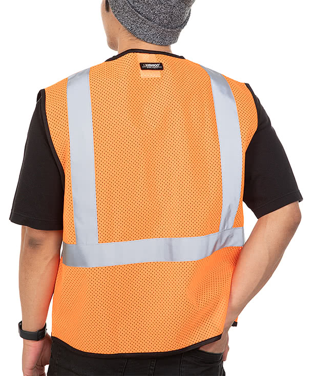 Kishigo Class 2 Single Pocket Mesh Safety Vest