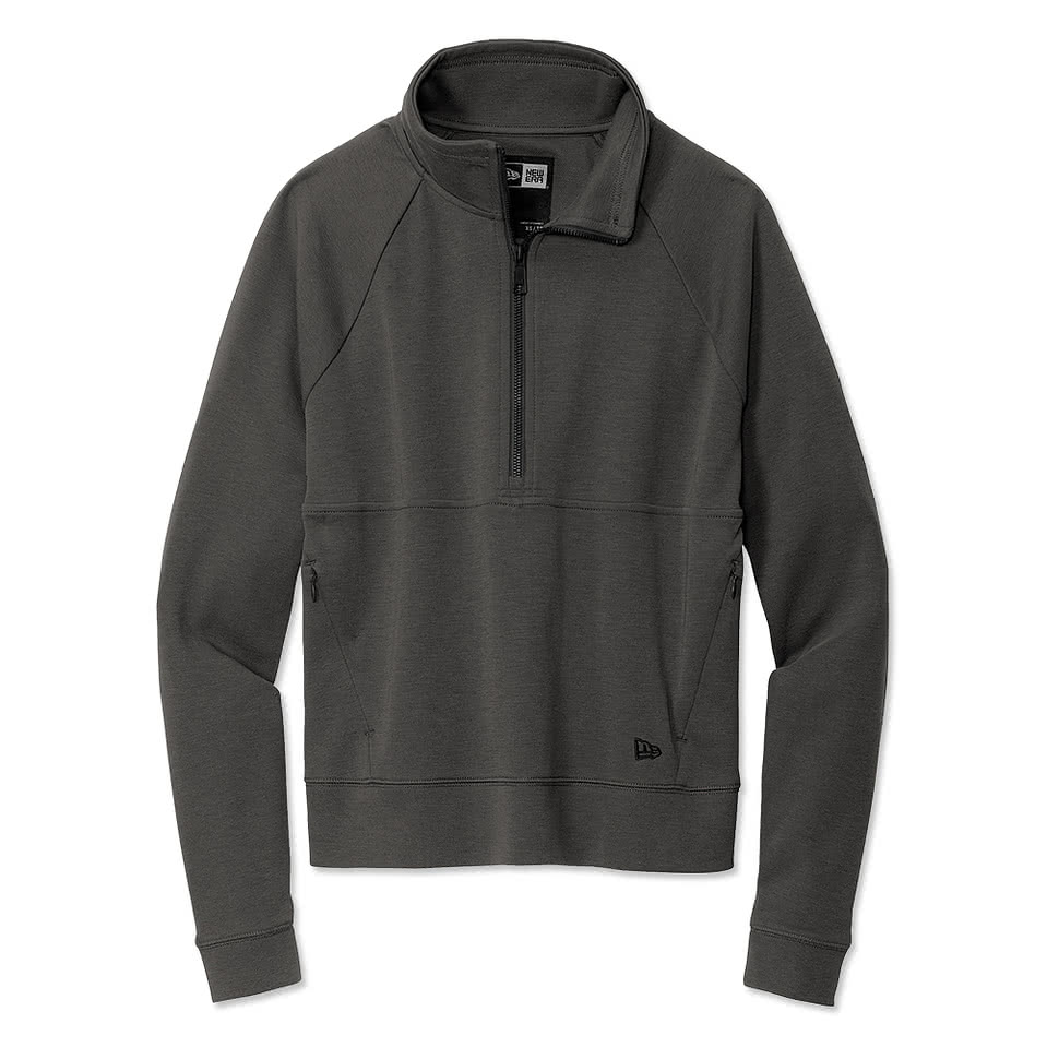 New Era Women's STS Midweight Half Zip Sweatshirt