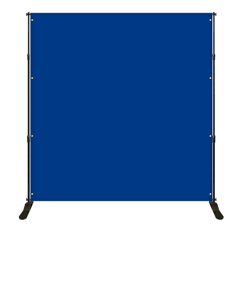 Full Color 8' x 8' Backdrop Banner Kit in Royal Blue