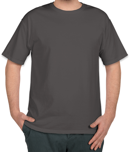 Hanes ComfortWash Garment Dyed T-shirt in New Railroad Grey