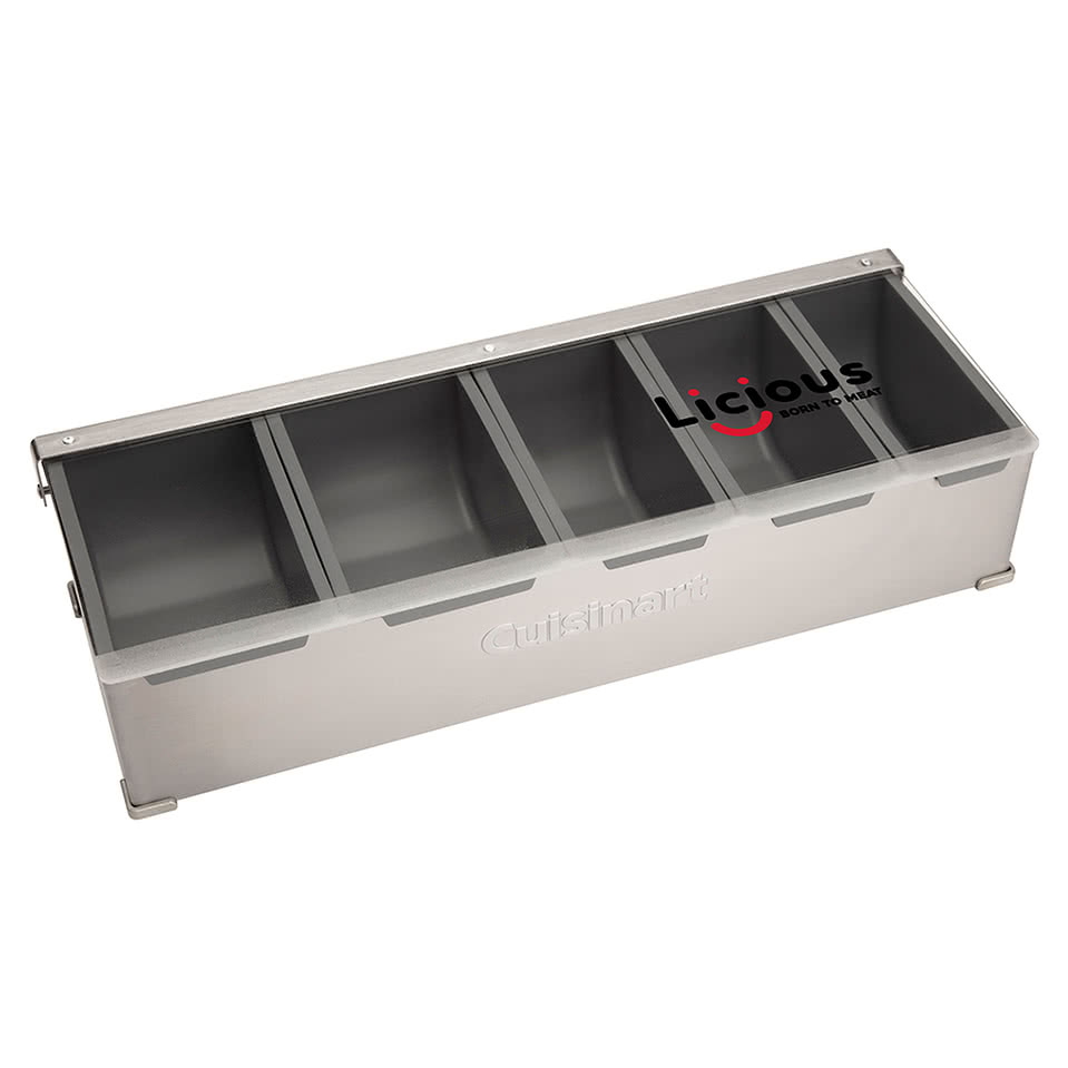Laser Engraved Cuisinart Outdoors Condiment and Topping Station