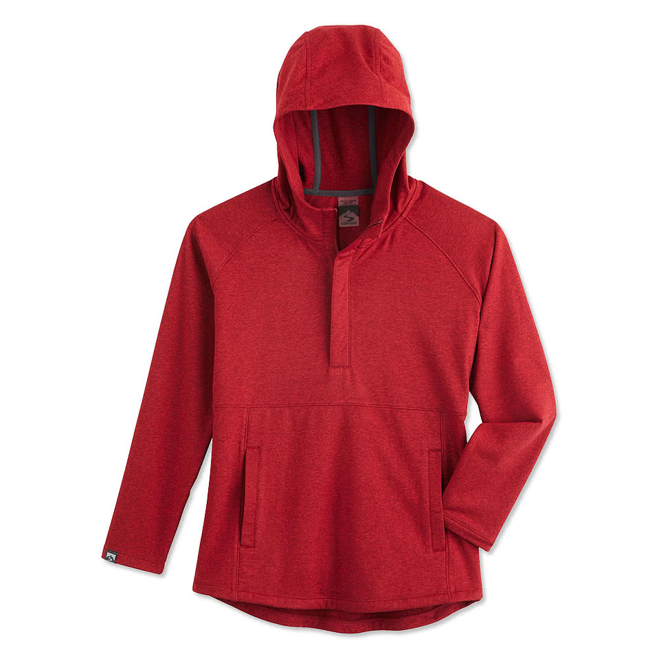 Storm Creek Women's Sidekick Recycled Hooded Quarter Zip Sweatshirt
