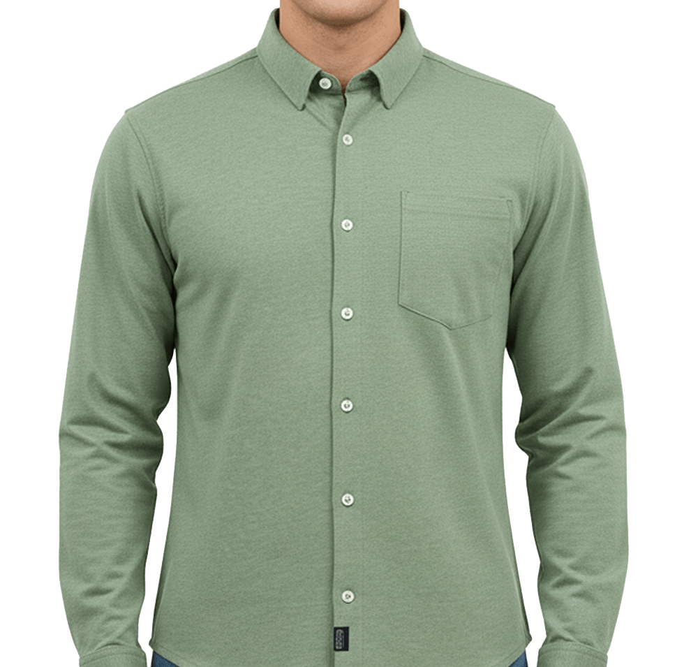 Recover Recycled Button Down Shirt-default