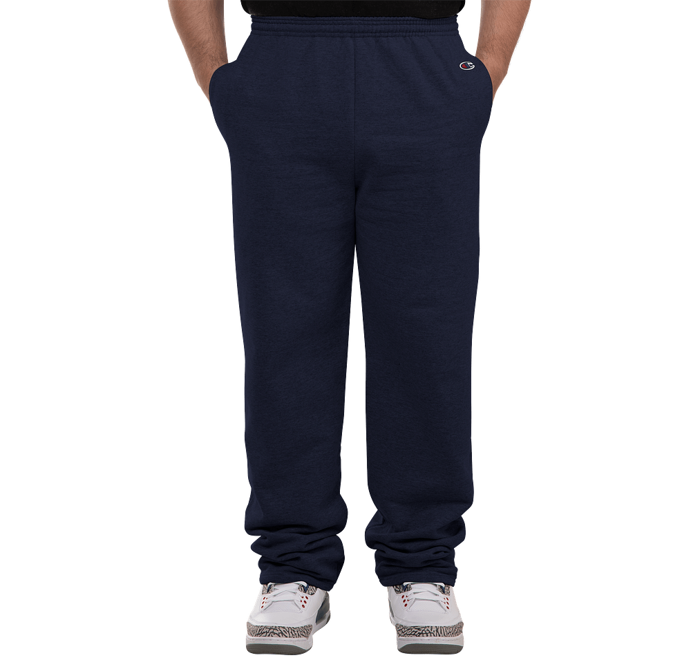 Champion Powerblend Midweight Open Bottom Sweatpants-default