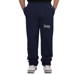 Champion Powerblend Open Bottom Sweatpants - Color: Navy