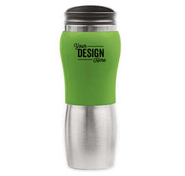 14 oz. Maui Two-Tone Stainless Steel Tumbler - Color: Apple Green