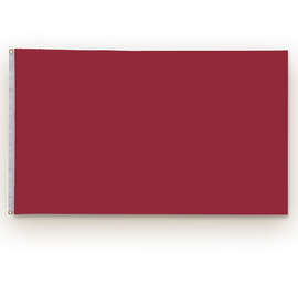 Full Color 3' x 5' Single Sided Nylon Flag - Color: Maroon