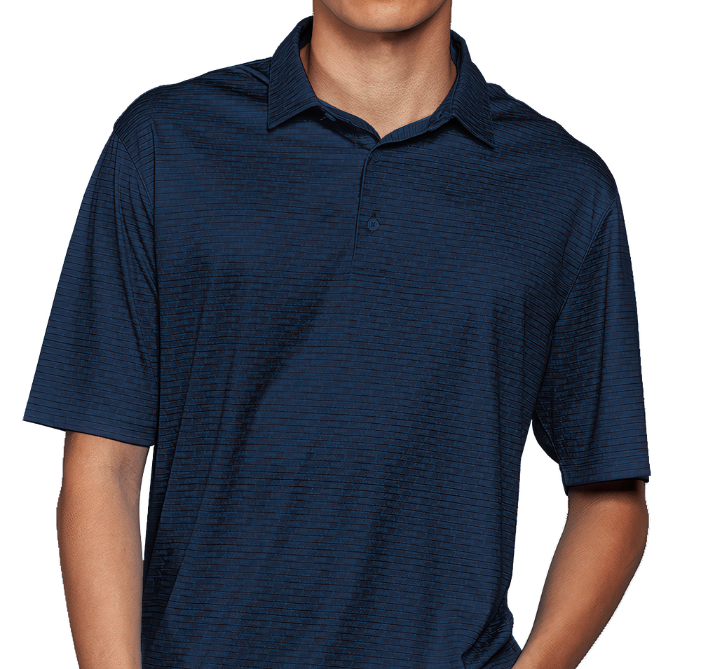Greg Norman Microlux Cart Print UPF 50 Performance Polo-default