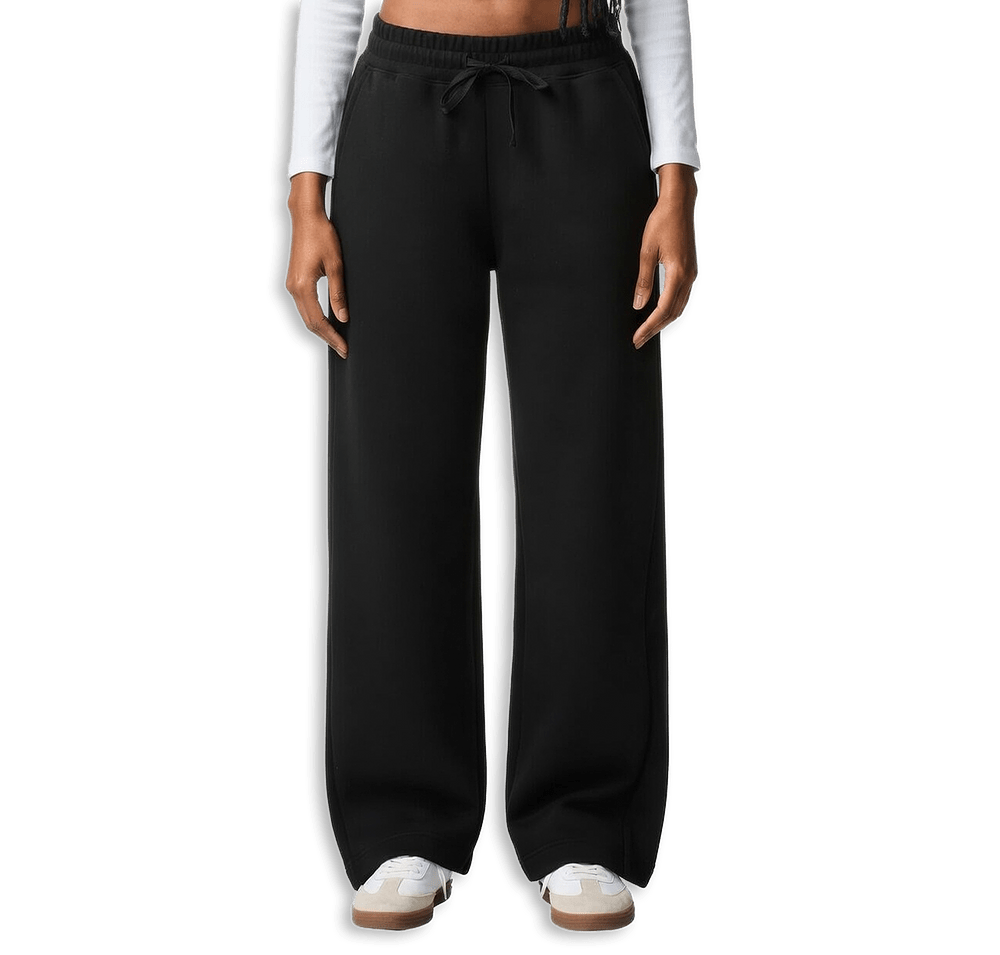 American Apparel Women's French Terry Wide Leg Open Bottom Sweatpants-default