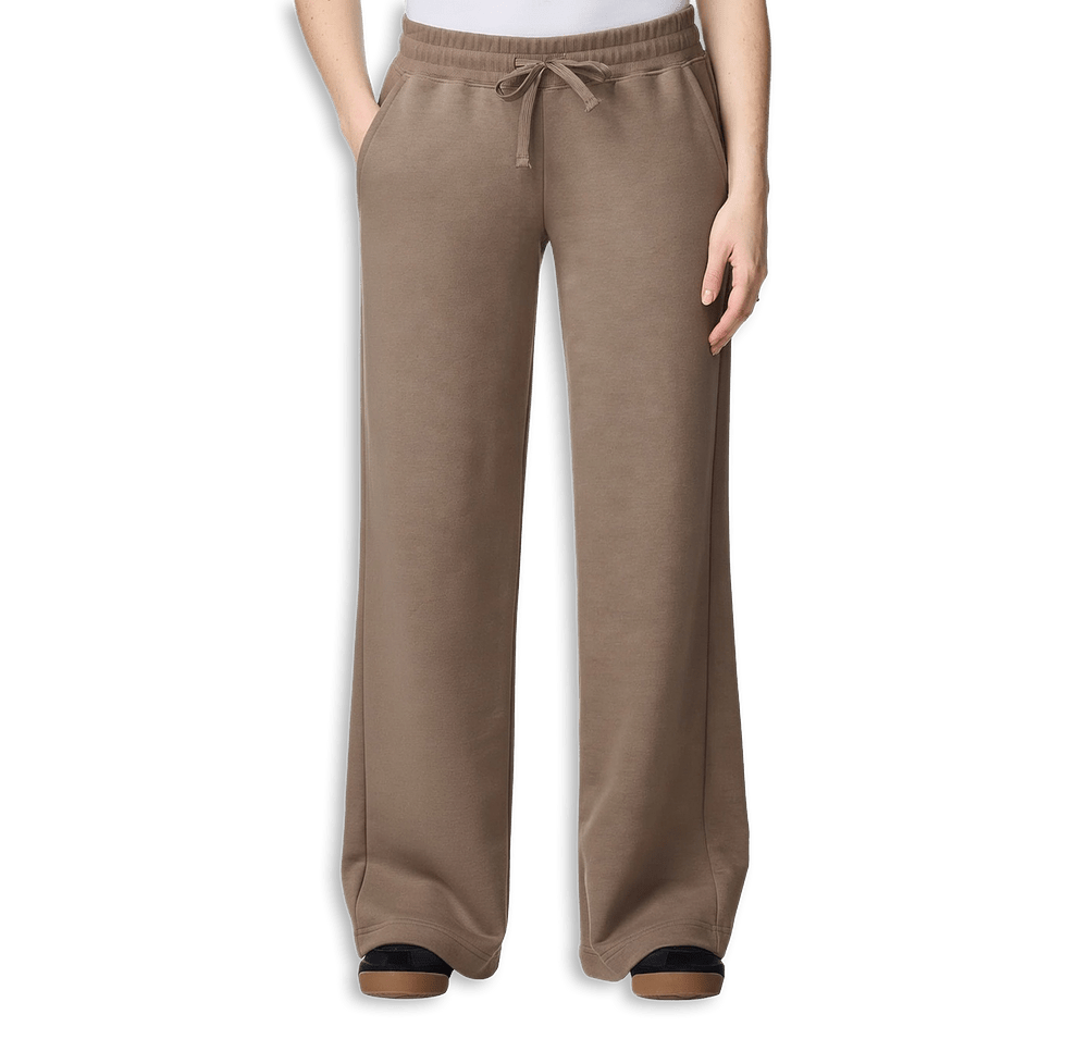 American Apparel Women's French Terry Wide Leg Open Bottom Sweatpants-default