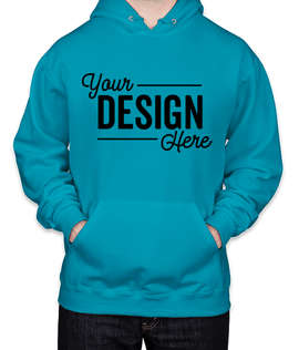 Jerzees Nublend 50/50 Pullover Hoodie - Color: California Blue