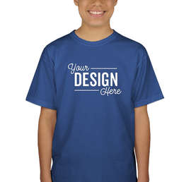 Canada - Gildan Youth 100% Cotton T-shirt - Color: Royal