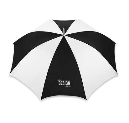 60" Palm Beach Golf Umbrella - White / Black