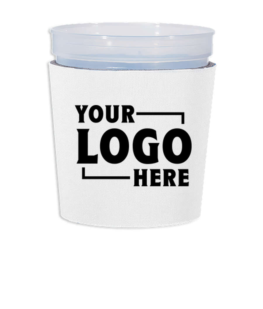 Full Color Kan-Tastic Cup Sleeve in White