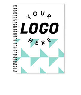 Triangles JournalBooks ® Spiral Notebook - Color: Seafoam