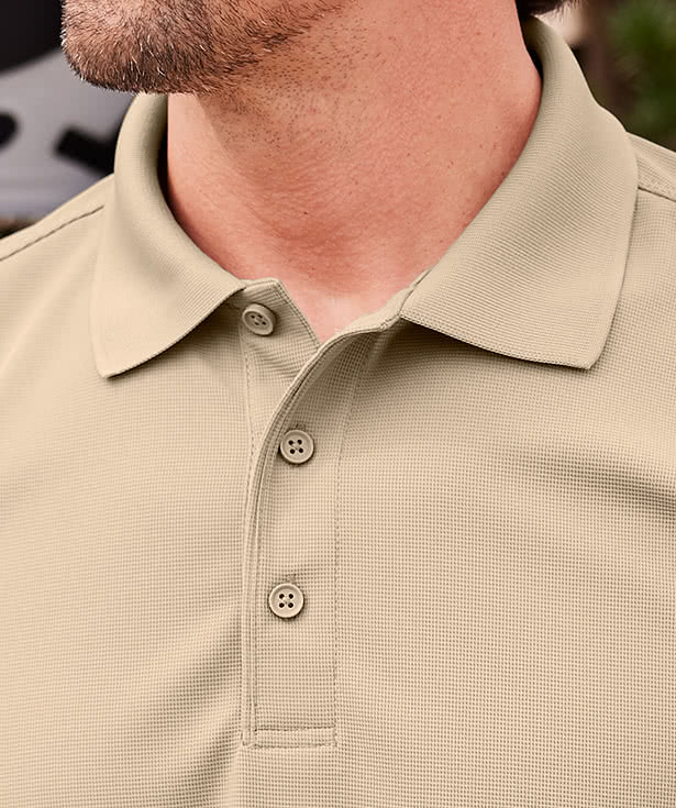 Port Authority Dry Zone Grid Performance Polo