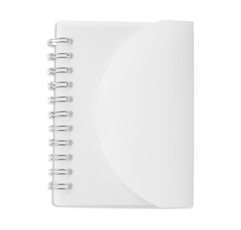Curve Soft Cover Spiral Pocket Notebook-default