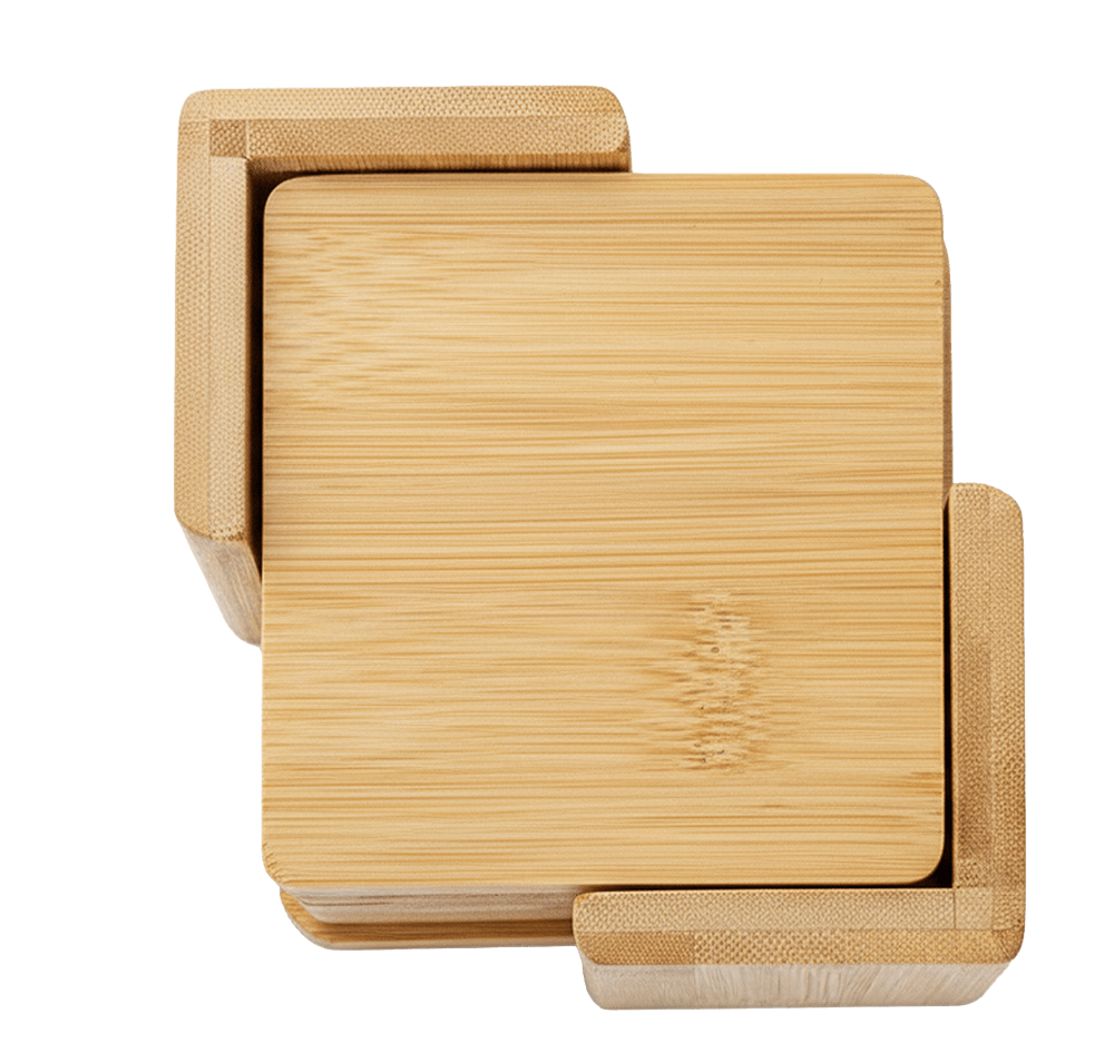 Bamboo Coasters Set-default