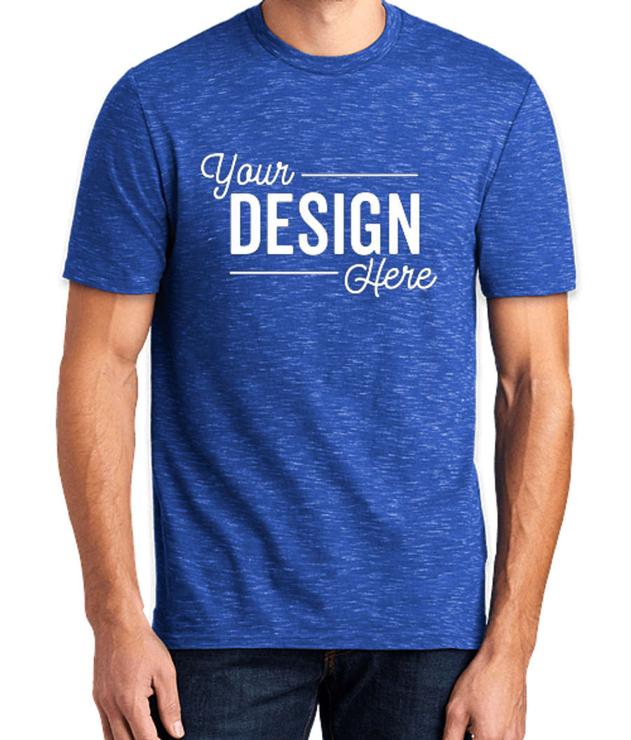 District Melange T-shirt in Deep Royal