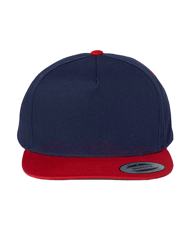 Yupoong Five Panel Cotton Twill Snapback Baseball Hat