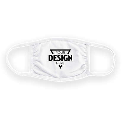 Customized Triple-ply Cotton Face Mask - White