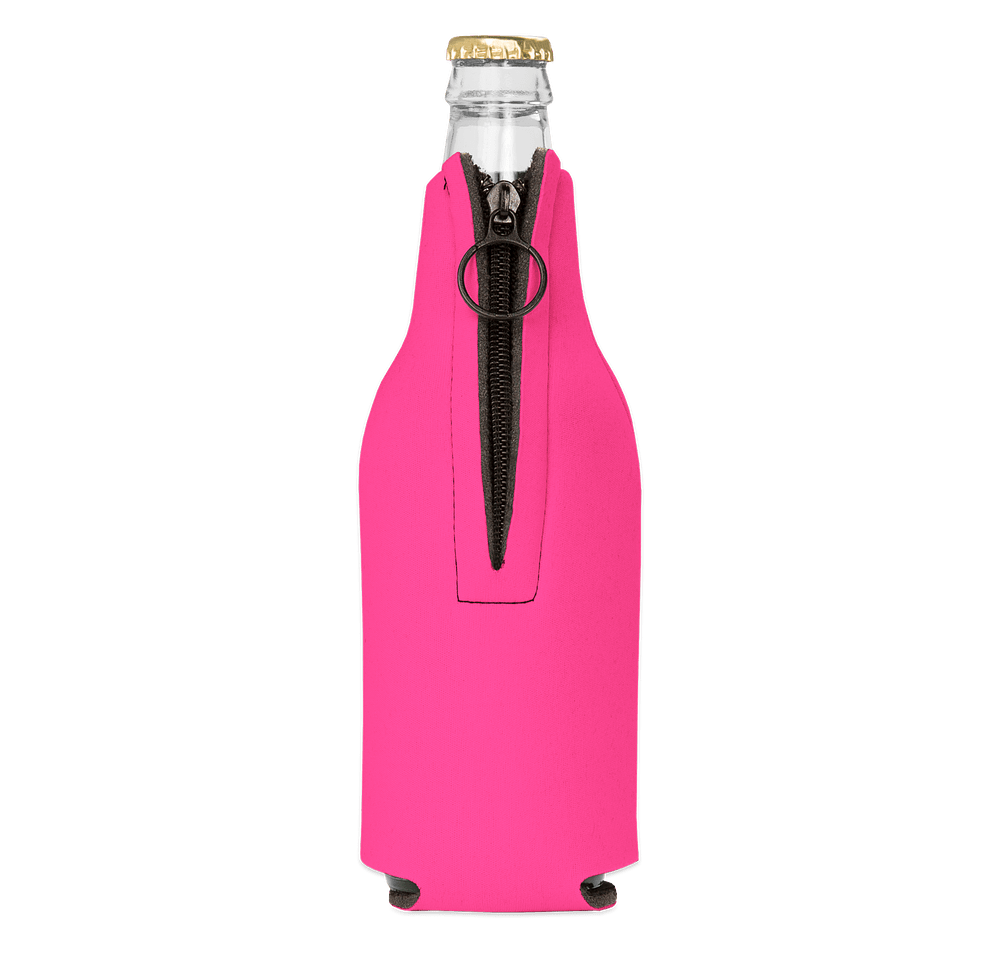 Foldable Foam Zipper Bottle Cooler-default