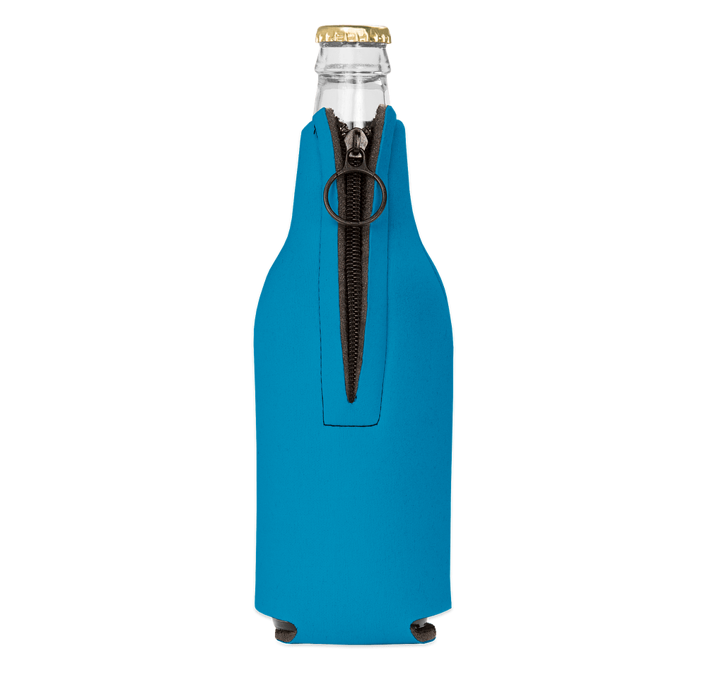 Foldable Foam Zipper Bottle Cooler-default