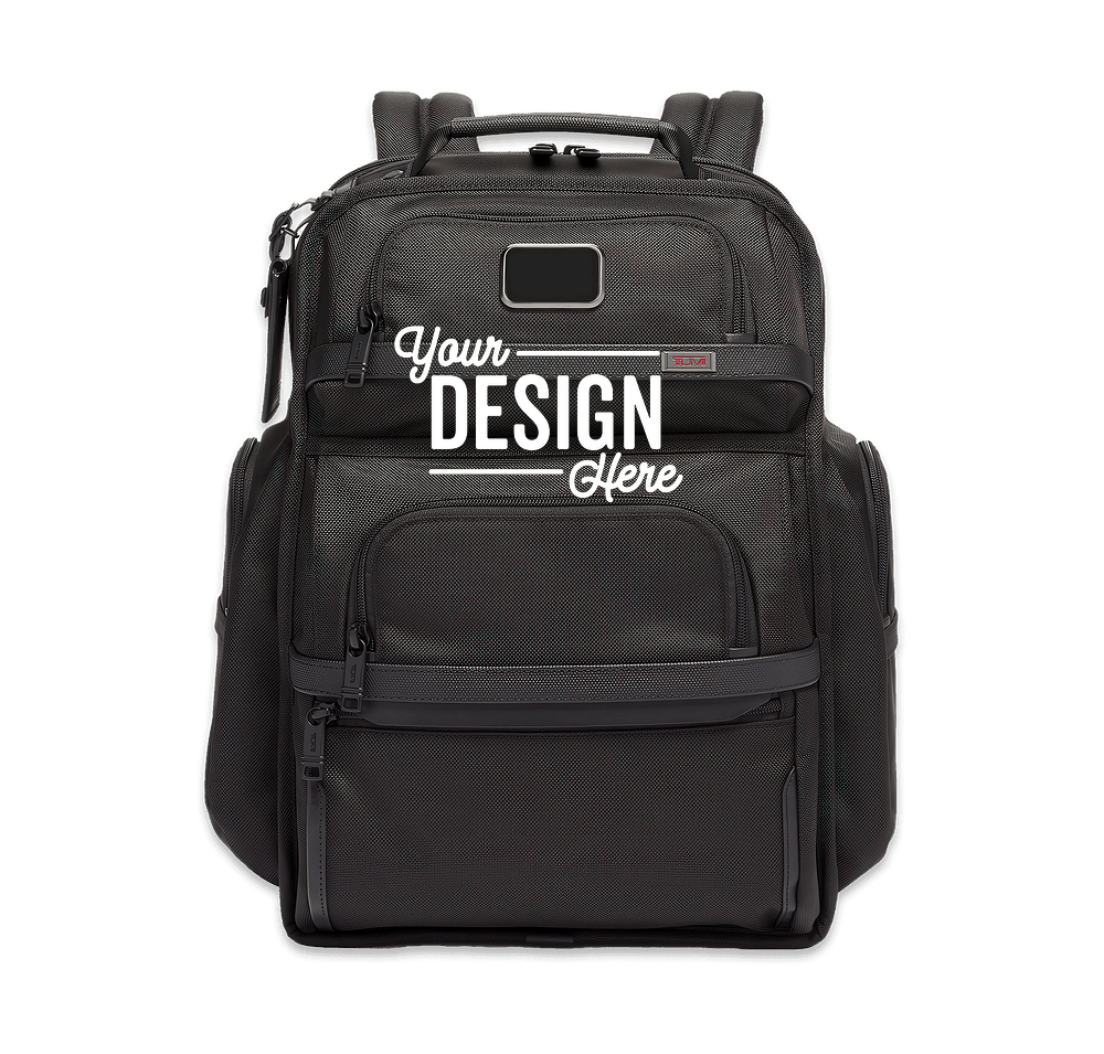 Laser Engraved Tumi Brief Pack 15