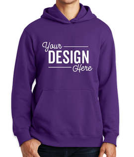 Port & Company Fan Favorite Pullover Hoodie - Color: Team Purple