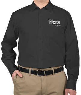 Port Authority Stretch Poplin Dress Shirt - Color: Grey Smoke