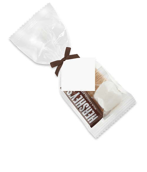 Full Color S'mores Kit Mug Stuffer in Brown