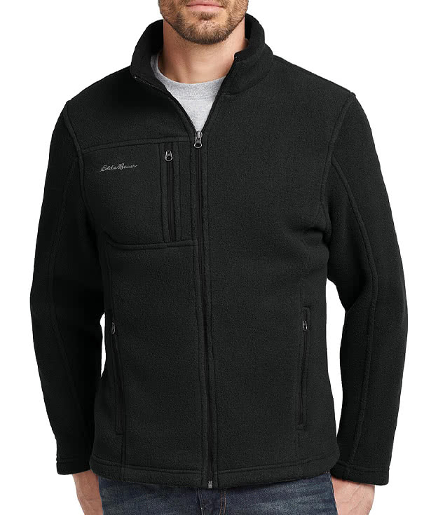 Eddie Bauer Full Zip Fleece Jacket - Printed