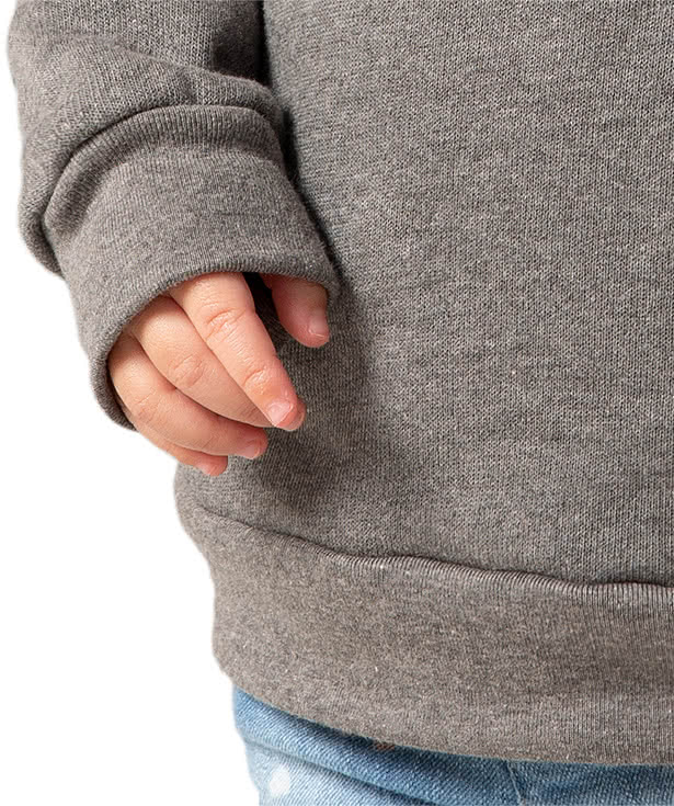 Bella + Canvas Toddler Sponge Fleece Crewneck Sweatshirt