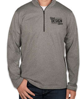 The North Face Tech Quarter Zip Fleece Pullover - Color: Asphalt Grey Heather