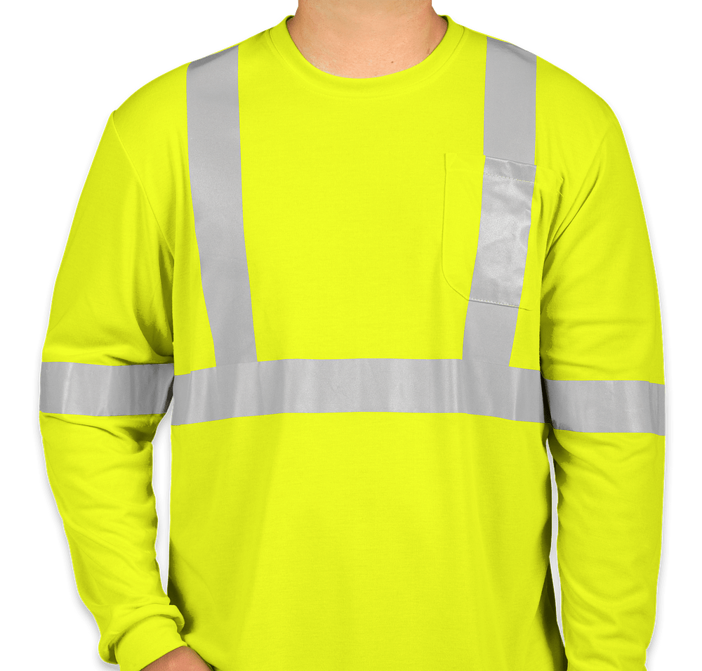 CornerStone Class 2 Long Sleeve Performance Safety Pocket Shirt-default