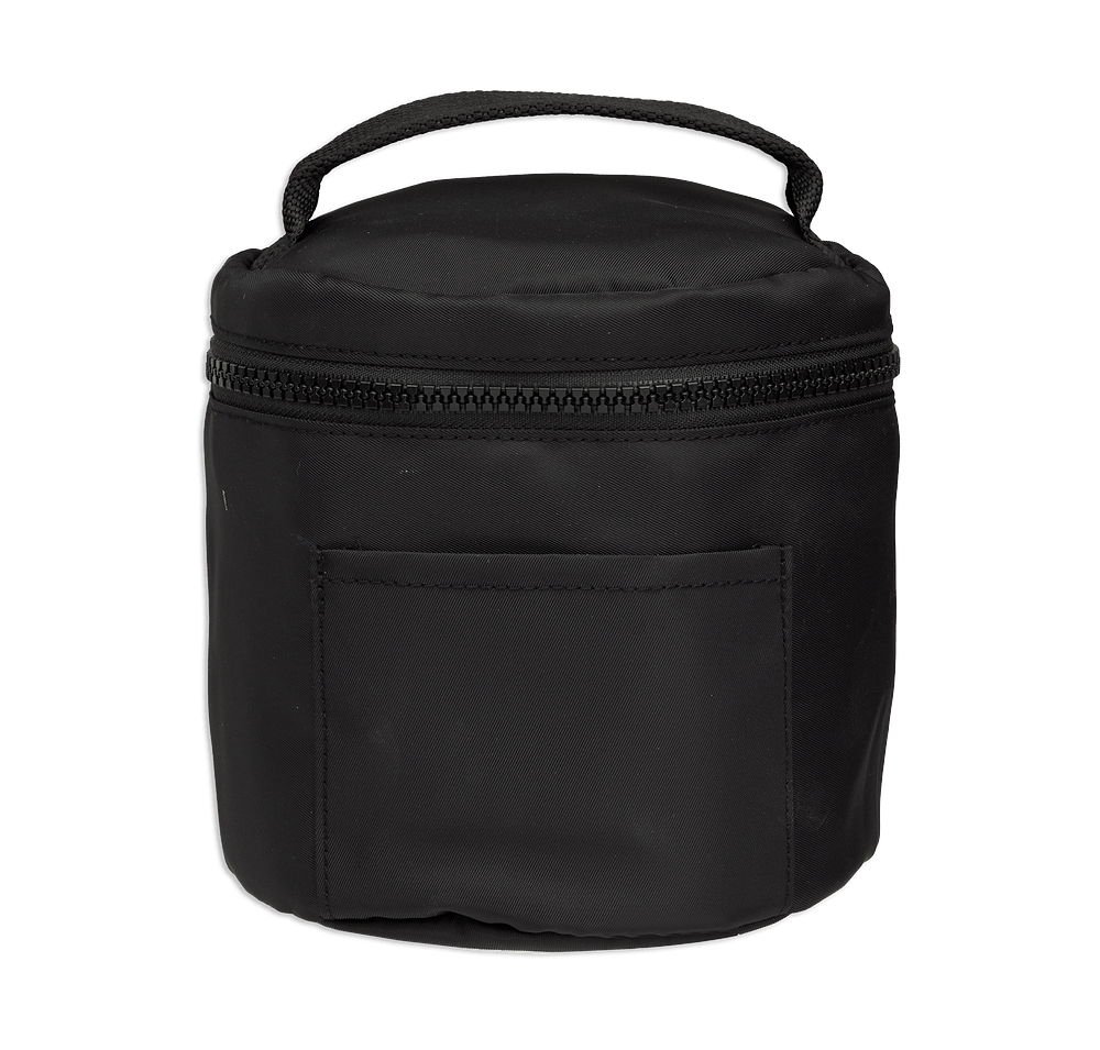 Full Color Wellable Recycled Round Travel Case-default