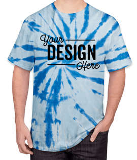 Port & Company Tie-Dye T-shirt - Color: Royal