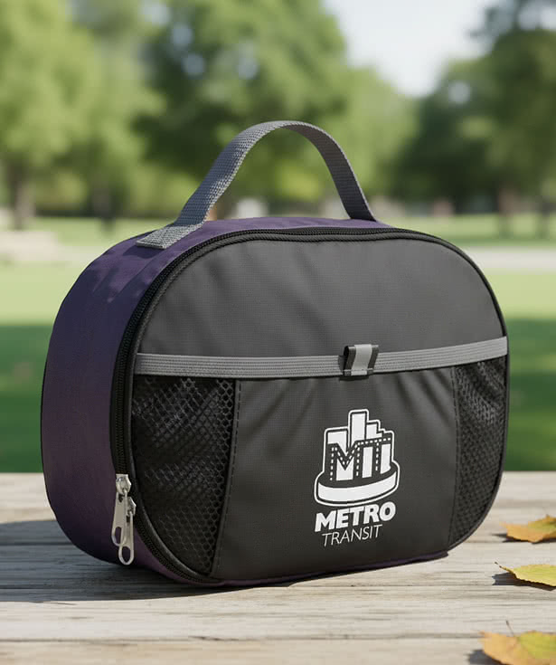 Polar Polyester Insulated Lunch Bag