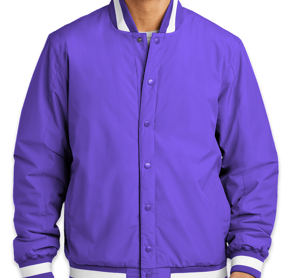 Sport-Tek Varsity Insulated Jacket - Embroidered-default