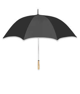 60" Arc Color Block Golf Umbrella - Color: Pewter / Black