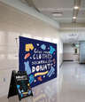 Full Color 90" x 89.5"' Straight Splash Portable Banner Display Kit