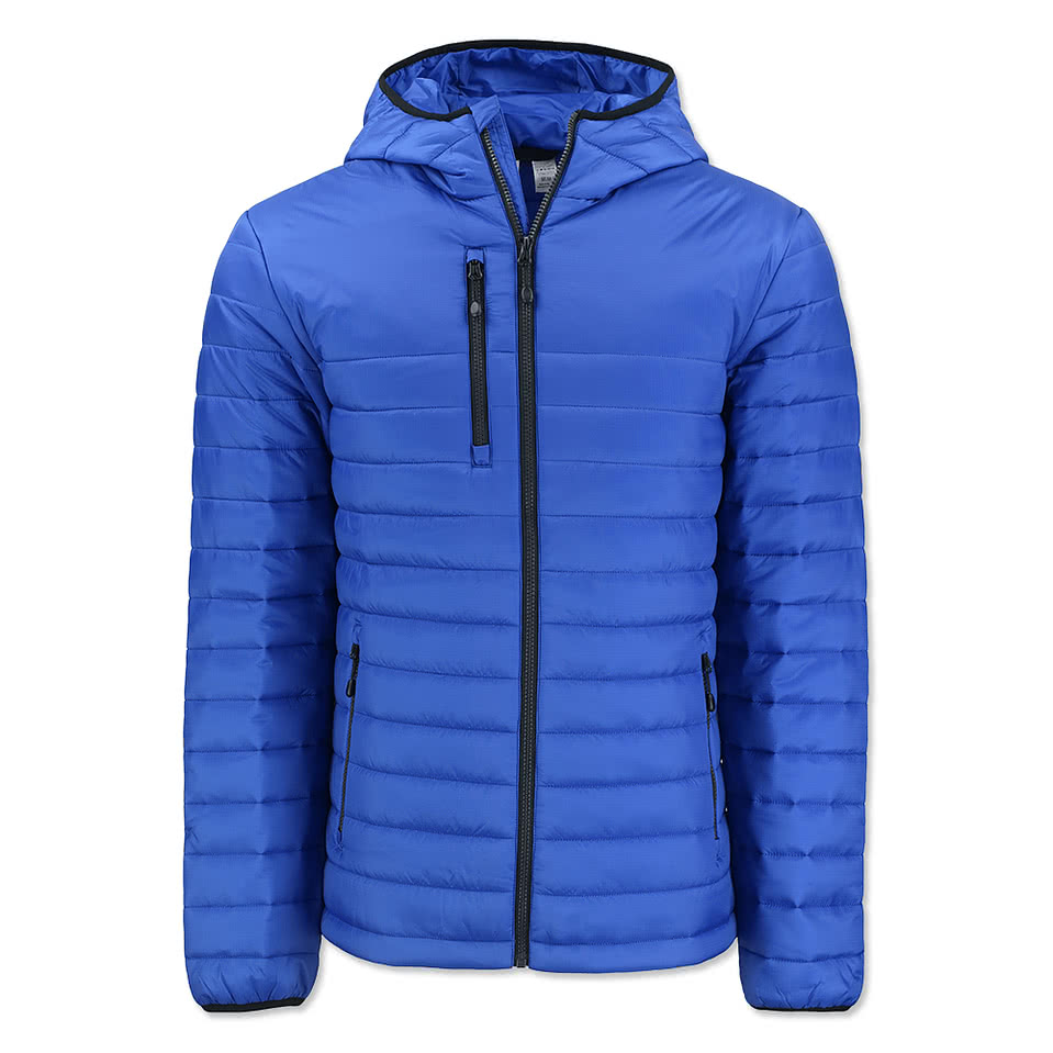 Clique by Cutter & Buck Valhalla Recycled Full Zip Puffer Jacket