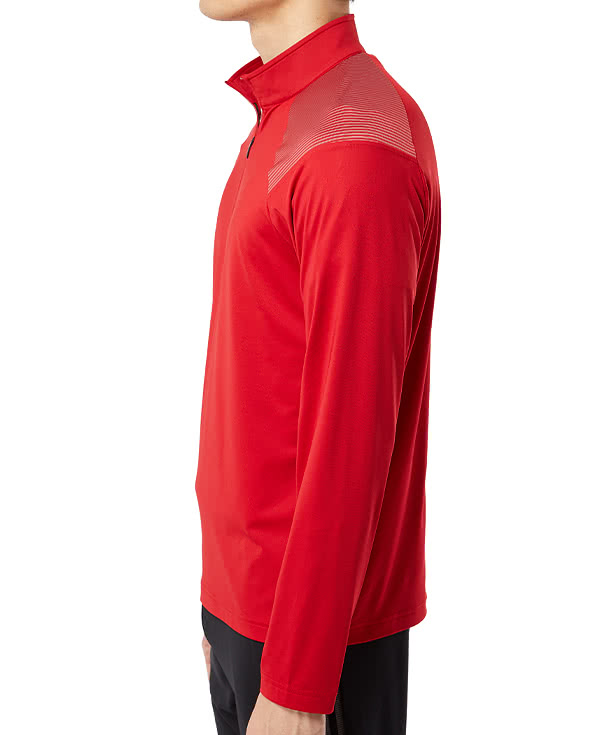 Adidas Ultimate365 Lightweight Shoulder Stripe Quarter Zip Performance Shirt